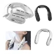 Portable Rechargeable Cooling Wearable Personal Neck Fan | https://www.bestnamebadges.com
