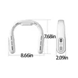 Portable Rechargeable Cooling Wearable Personal Neck Fan | https://www.bestnamebadges.com
