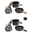Camping Cookware Cutlery Set with Mesh Bag Portable Backpack | https://www.bestnamebadges.com