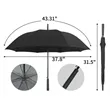 Umbrella Custom Long Handle Golf Hotel Car 4S Store | https://www.bestnamebadges.com
