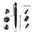 Alloy Outdoor Multi Functional Tool Pen | https://www.bestnamebadges.com