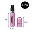 MOQ 50 Mini Refillable Perfume Spray Bottle | https://www.bestnamebadges.com