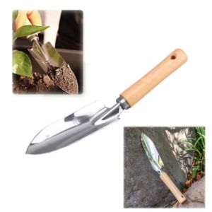 Garden Shovel with Stainless Steel Wooden Handle