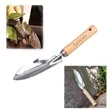 Garden Shovel with Stainless Steel Wooden Handle | https://www.bestnamebadges.com