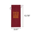 MOQ 100 Faux Linen Wine Bottle Drawer Pocket | https://www.bestnamebadges.com