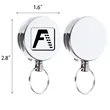 Retractable Steel Wire Keychain | https://www.bestnamebadges.com