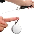 Retractable Steel Wire Keychain | https://www.bestnamebadges.com