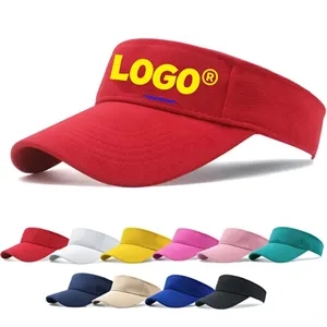 Personalized Sports Sun Visor Hats Adjustable Baseball