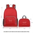 Outdoor Travel Sports Foldable Backpack | https://www.bestnamebadges.com