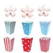Custom Movie Night Party Paper Popcorn Buckets | https://www.bestnamebadges.com