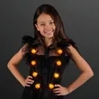 Mid-size Pumpkin Bulbs LED Necklace | https://www.bestnamebadges.com