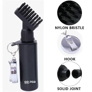 Water Spray Portable Golf Club Cleaner Brush Tool
