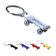 Skateboard Shape Metal Keychain | https://www.bestnamebadges.com