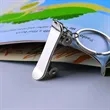 Skateboard Shape Metal Keychain | https://www.bestnamebadges.com