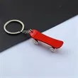 Skateboard Shape Metal Keychain | https://www.bestnamebadges.com
