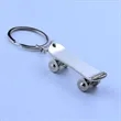 Skateboard Shape Metal Keychain | https://www.bestnamebadges.com