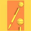 Decompression Football Office Favors School Ballpoint Pens | https://www.bestnamebadges.com