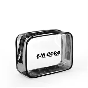 TSA Approved Clear Travel Toiletry Makeup Cosmetic Bag