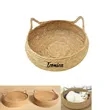 Bamboo And Rattan Cat Nest | https://www.bestnamebadges.com
