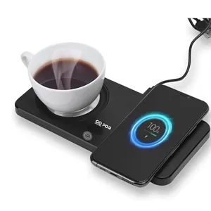 2 In 1 Smart Coffee Mug Warmer With Wireless Charger