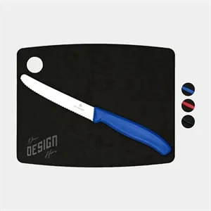 Swiss Army Victorinox® USA Made Slate Cuting Board Combo Set | https://www.bestnamebadges.com