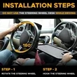 Auto Steering Wheel Desk Tray | https://www.bestnamebadges.com