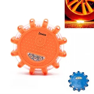 Safety Flare Roadside Emergency Disc LED Lights with Magnet