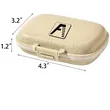 Portable 8-Compartment Sealed Pill Box | https://www.bestnamebadges.com