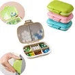 Portable 8-Compartment Sealed Pill Box | https://www.bestnamebadges.com