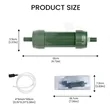 Outdoor Survival Rescue Direct Drinking Water Filter | https://www.bestnamebadges.com