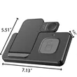 3 in 1 Wireless Charging Station 15W Fast Charge | https://www.bestnamebadges.com