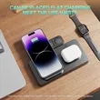 3 in 1 Wireless Charging Station 15W Fast Charge | https://www.bestnamebadges.com
