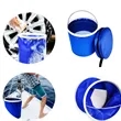Portable Multifunctional Folding Water Bucket | https://www.bestnamebadges.com