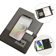 A5 Multifunctional Rechargeable Book with USB Flash Drive | https://www.bestnamebadges.com