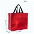 Gift bag laser coated non-woven shopping handbag reusable | https://www.bestnamebadges.com
