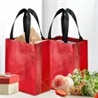Gift bag laser coated non-woven shopping handbag reusable | https://www.bestnamebadges.com