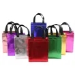 Gift bag laser coated non-woven shopping handbag reusable | https://www.bestnamebadges.com