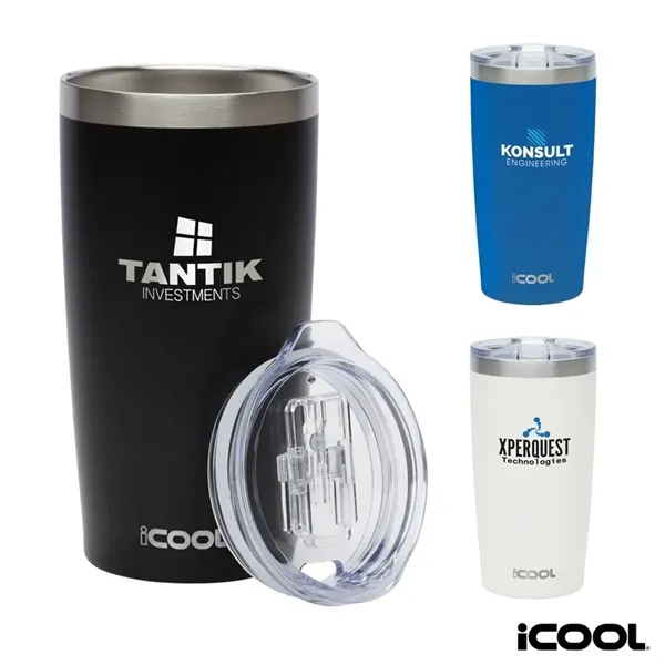 iCOOL® Lewiston 20 oz. Double Wall Stainless Steel Tumbler