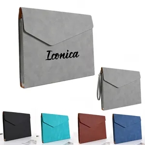 A4 PU Leather Expanding File Folder Holder