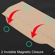 A4 PU Leather Expanding File Folder Holder | https://www.bestnamebadges.com