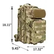Tactical Backpack Military Army Survival Waterproof Escape | https://www.bestnamebadges.com