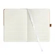 Cork and Fruit Paper Notebook | https://www.bestnamebadges.com