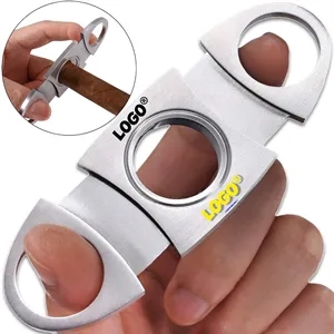 Cigar Cutter Stainless Steel Double Blade Clippers
