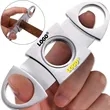 Cigar Cutter Stainless Steel Double Blade Clippers | https://www.bestnamebadges.com