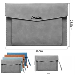 A4 Expanding PU Leather File Folders Holder