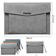 A4 Expanding PU Leather File Folders Holder | https://www.bestnamebadges.com