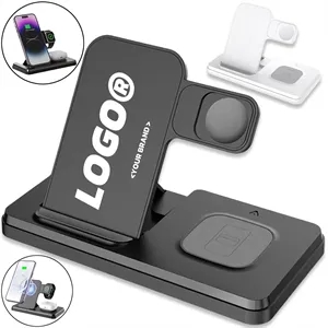 3 in 1 Wireless Charging Station 15W Fast Charge