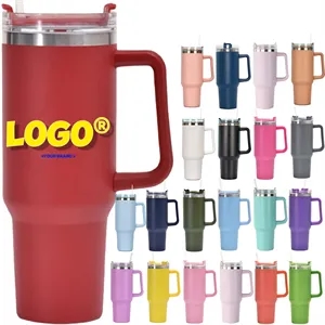 Stainless Steel Thermos Cups With Handle Coffee Tumbler