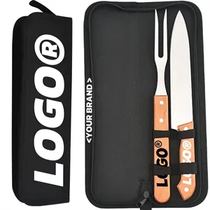 2 Piece Grilling Tool Set And Utensils Knives Forks
