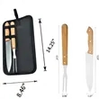 2 Piece Grilling Tool Set And Utensils Knives Forks | https://www.bestnamebadges.com